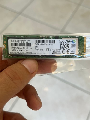 Ssd samsung pm981 - pm981, nvme