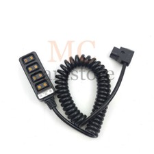 Adattatore hub D-Tap maschio rubinetto alimentazione P-Tap a 4 porte femmina D-Tap 