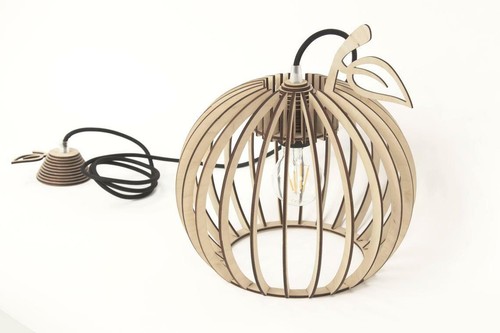 Lampada legno paralume - lampada,