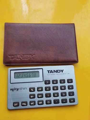 Calcolatrice vintage tandy - vintage,