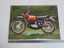 DEPLIANT ORIGINALE MONOPAGINA MONTESA 250 KING SCORPION AUTOMIX BROCHURE 