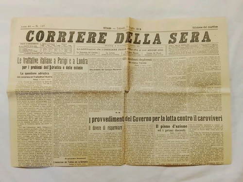 Corriere della sera 1919 - corriere,