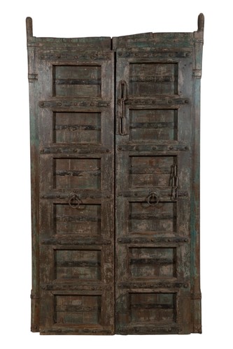 Portone antico legno massello - legno,