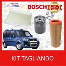 KIT TAGLIANDO 3 FILTRI BOSCH FIAT DOBLO 1.6 16V / 1.6 NATURAL POWER DAL 2001
