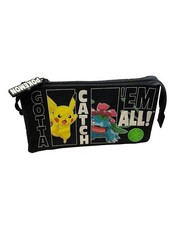 Astuccio Pokemon 3 Zip Porta