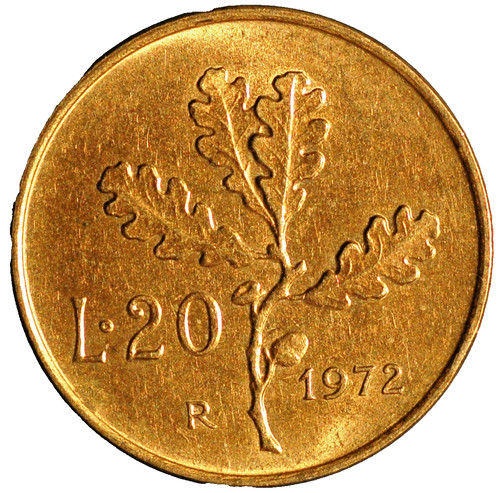 Italy lire 1972 97 - lire, km# 97
