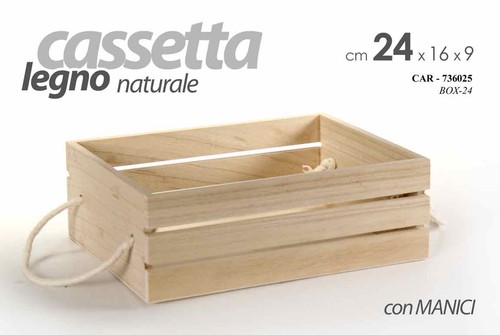 Cassetta contenitore legno