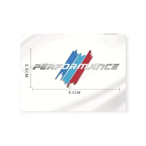 Adesivo logo bmw performance - logo,