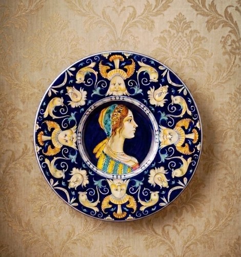Piatto ornamentale maiolica - ornamentale,