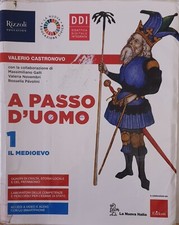 A passo d'uomo - Con Osservo e imparo ISBN 9788830209428  Vol. 1 Il Medioevo