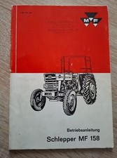 Trattore Massey Ferguson MF158 manuale istruzioni