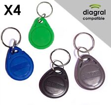 Lot de 4 Badges Diagral