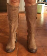 Stivali Donna Marroni Pelle 36 Tacco Ginocchio