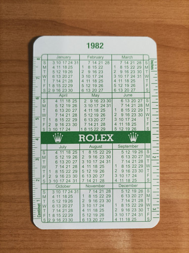 Rolex calendario vintage - calendario,