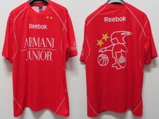 BASKETBALL BASKET OLIMPIA MILANO ITALIA MAGLIA CAMISA MAILLOT SHIRT JERSEY WORN