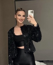 Giacca Zara con frange e