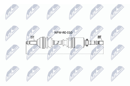 Albero motore nty - nty, npw-re-010