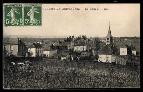 Cpa fleury montagne le - montagne,,