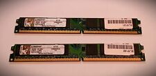 RAM 4GB (2x2GB) Kingston DDR2  DIMM  240 Pin - Low Profile (A12)
