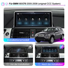CCC 10.25" Android 13 autoradio CarPlay WiFi GPS navigatore per BMW X5 E70 X6 E71 NUOVO