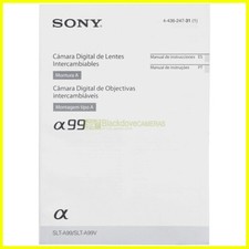 Sony DSLR Alpha A99 Manual de instrucciones. SLT-A99 User guide. Español - PT