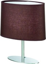 LAMPADA TAVOLO  OVALE  MARRONE 20530-25  E14  ROSSINI