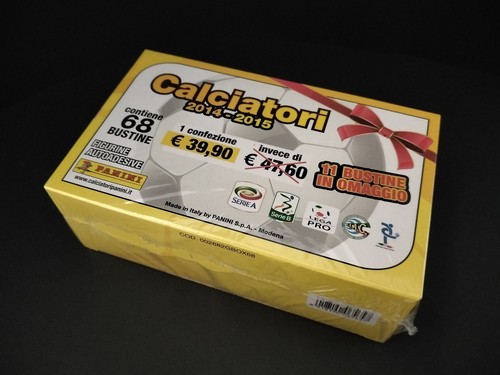 Box panini calciatori 2014 - box,