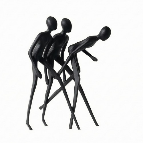 Scultura figura umana astratta - umana,