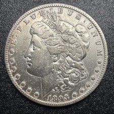 1893-P Morgan Silver Dollar $1