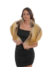 Stola collo grande in volpe