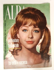 Rivista Alba anni 60 moda femminile vintage collezione costume bellezza d’epoca