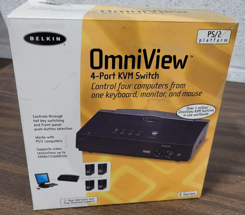 Switch kvm belkin omniview - kvm,