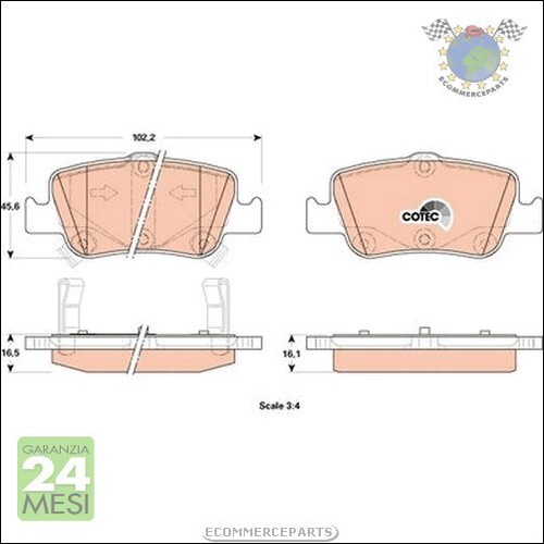 Kit pastiglie freno trw - kit,
