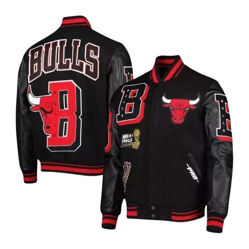 Chicago black bulls wool - black,
