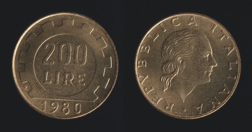 200 lire 1980 lavoro italia - 200,