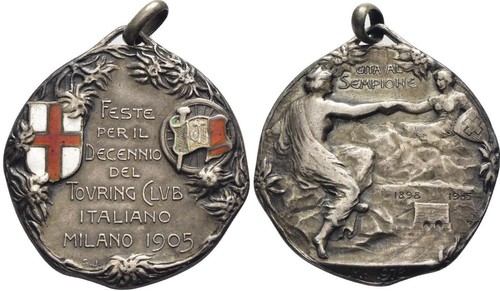 Medaglia decennale del - medaglia,
