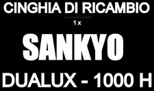 ★CINGHIA DI RICAMBIO 1 x CINEPROIETTORE 8/S.8 mm SANKYO DUALUX-1000 H★