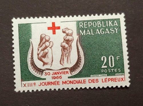 1966 croce rossa 20fr mnh - croce,