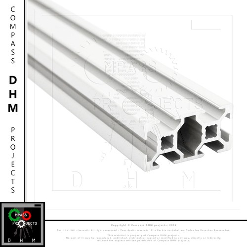 Profilati alluminio 20x40 - in,