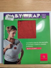 Vendita Baby Wrap fascia porta bebè di colore rosso di marca quaranta settimane