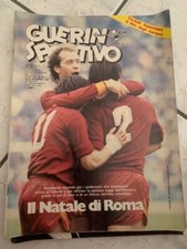 Guerin Sportivo n 50 1982 Roma Falcao Juve Gentile Poster Brady Battiato 