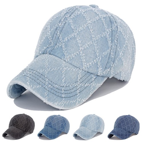 Berretto uomo blu denim - berretto,