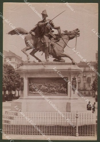 Torino circa 1880 piazza - 1880.,