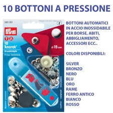 SET 10 BOTTONI A PRESSIONE