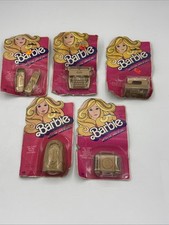 5 Mattel Barbie miniature