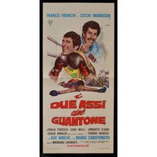 locandina I DUE ASSI DEL GUANTONE franco franchi ciccio ingrassia pugile B207