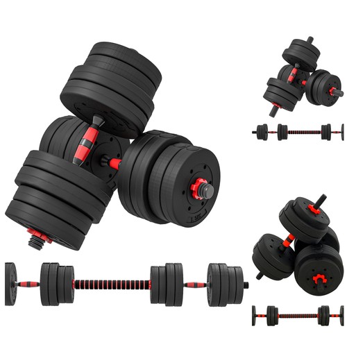 Homcom set dischi pesi - dischi, da
