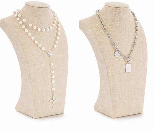 Espositore collana lino - , 2