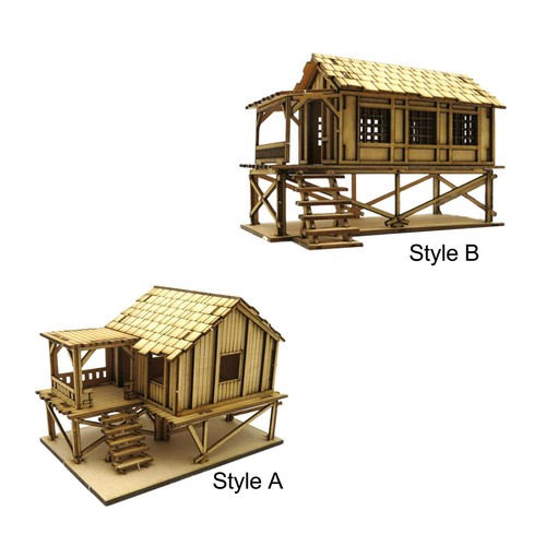 Cabina legno 3d puzzle - legno,