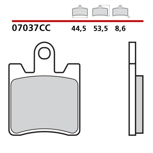 Brembo 07037 pastiglie - brembo,